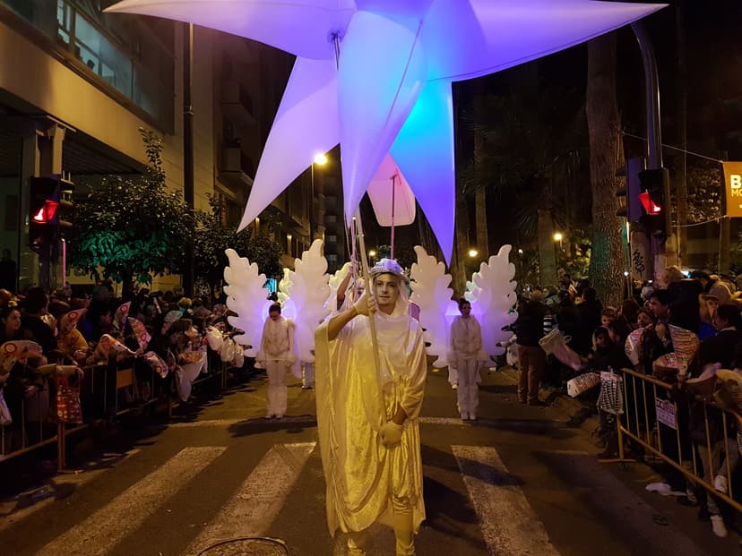 Estrella de Oriente como cabeza de cabalgata de Reyes